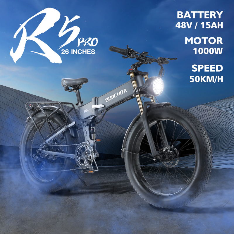 자전거 1000w 48V15ah 산악 접이식 전기 자전거 26 인치, 전자 자전거 리튬 배터리 지방 타이어, ebike fatbike 4.0